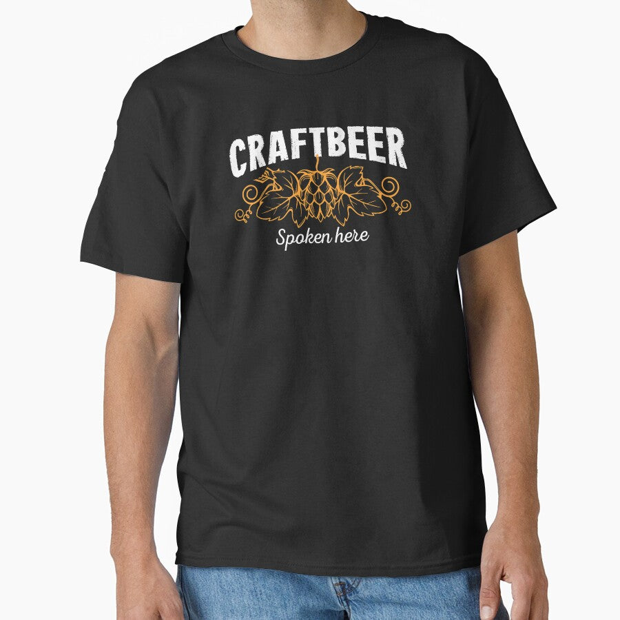 Beer Lover Craft Beer Spoken here Birthday Gift Idea by haselshirt