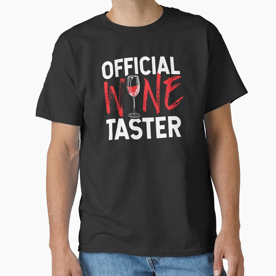 Wine Lover Official Wine Taster Birthday Gift Idea by haselshirt