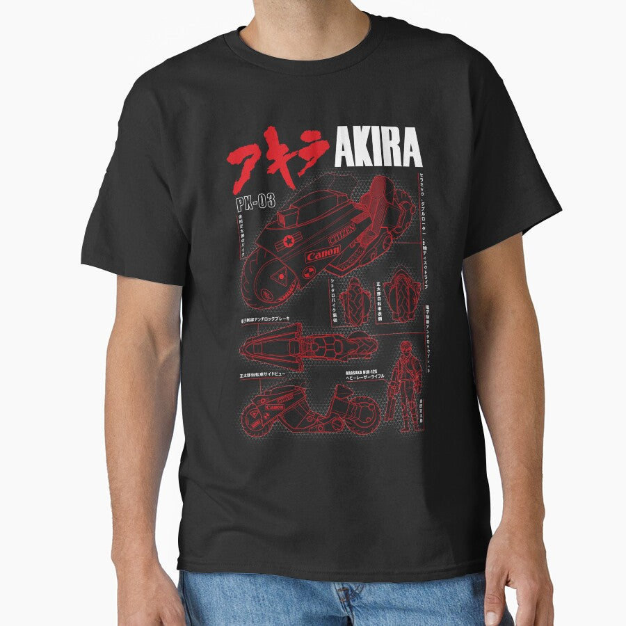 AKIRA - Kaneda bike blueprint by Korey