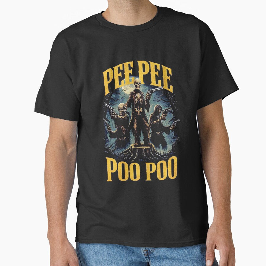 Pee Pee Poo Poo Skeleton Gang Shirt by SassCity