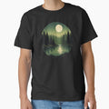 vintage night forest art by stikrusak