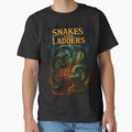 Classic Snakes and Ladders Board Game Design by Retr0Tshirts