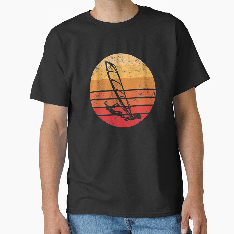 Retro Windsurf Sunset by EstelleStar