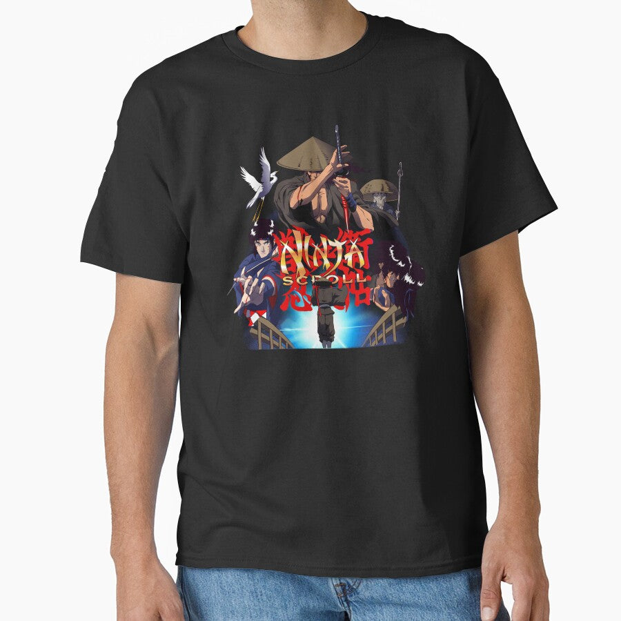 Vintage anime ninja scroll tee by Hi