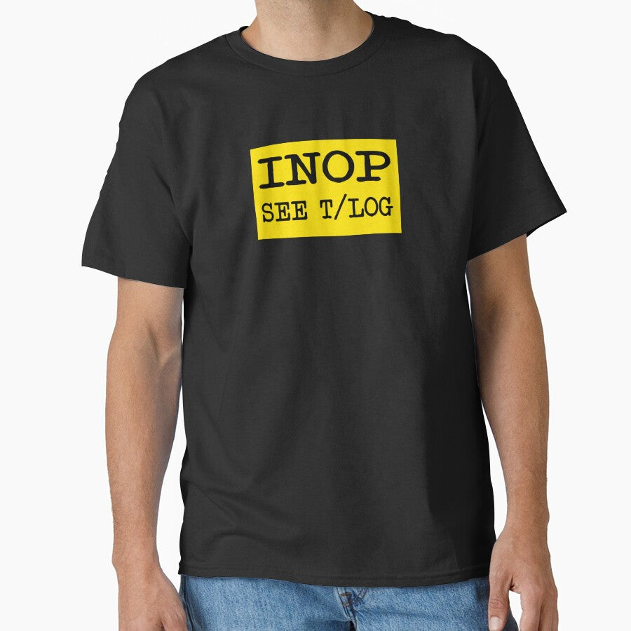 Inop See Technical Log Airplane Inoperative Sign Humor Saying by Ikaroots