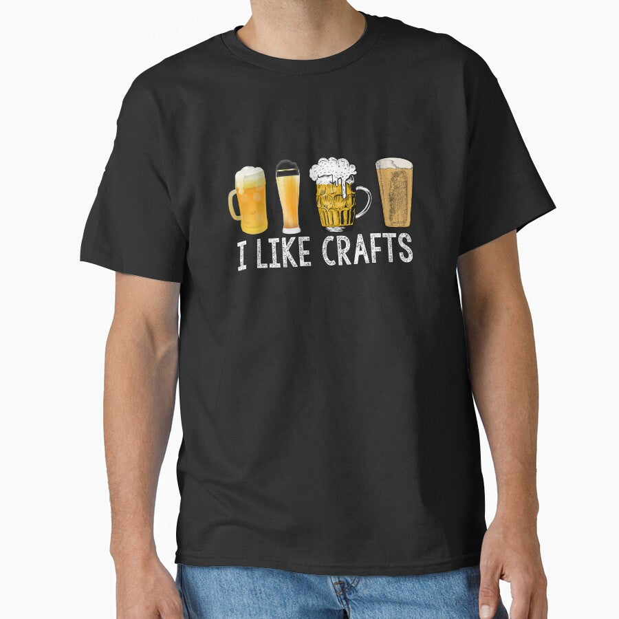 Retro Craft Beer Gift, I Like Crafts, Gift For Craft Beer Drinker by UltimatePrintCo