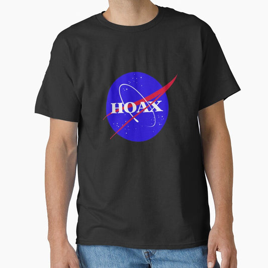 NASA Hoax T-Shirt_4044635 by Kat Langworthy