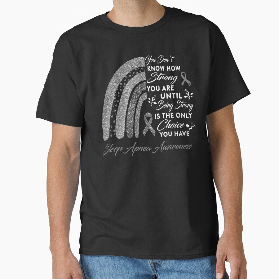 You Don't Know How Strong You Are Rainbow Sleep Apnea Awareness by Gillosina
