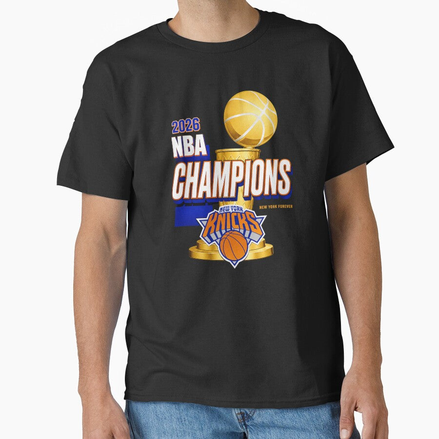 New York Knicks NBA Finals Champions 2026 classic trophy by THECOMICBStore