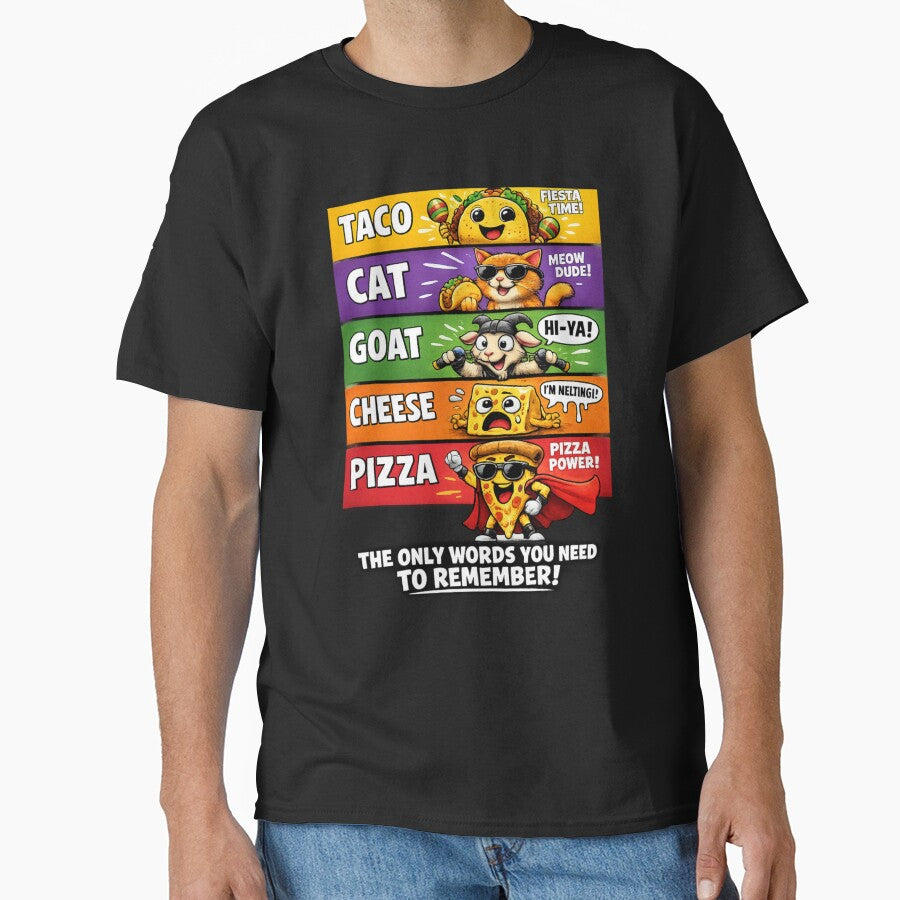 Taco Cat Goat Cheese Pizza Meme by Artsy Stuff