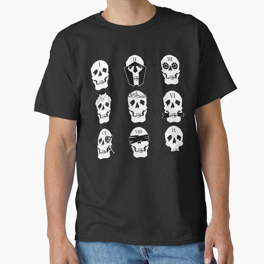 Locked Tomb Ninth House Skulls Fanwork Design by gothgeekshop