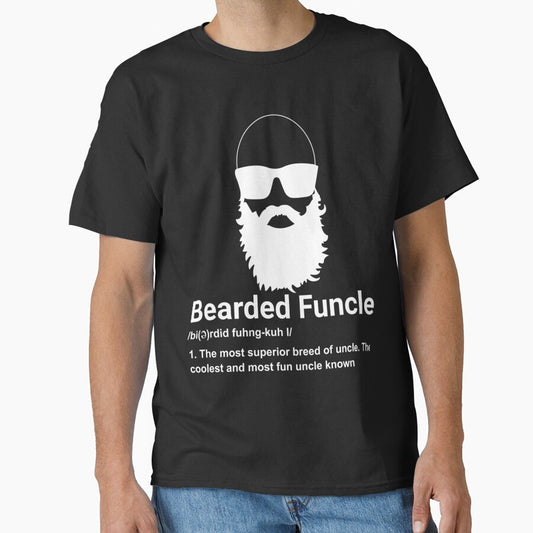 Bearded Funcle Funny Uncle Definition by knilelent