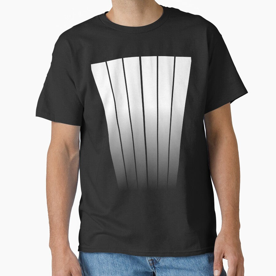 MINIMALIST GEOMETRIC VERTICAL LINES DESIGN - WHITE by CuPensky