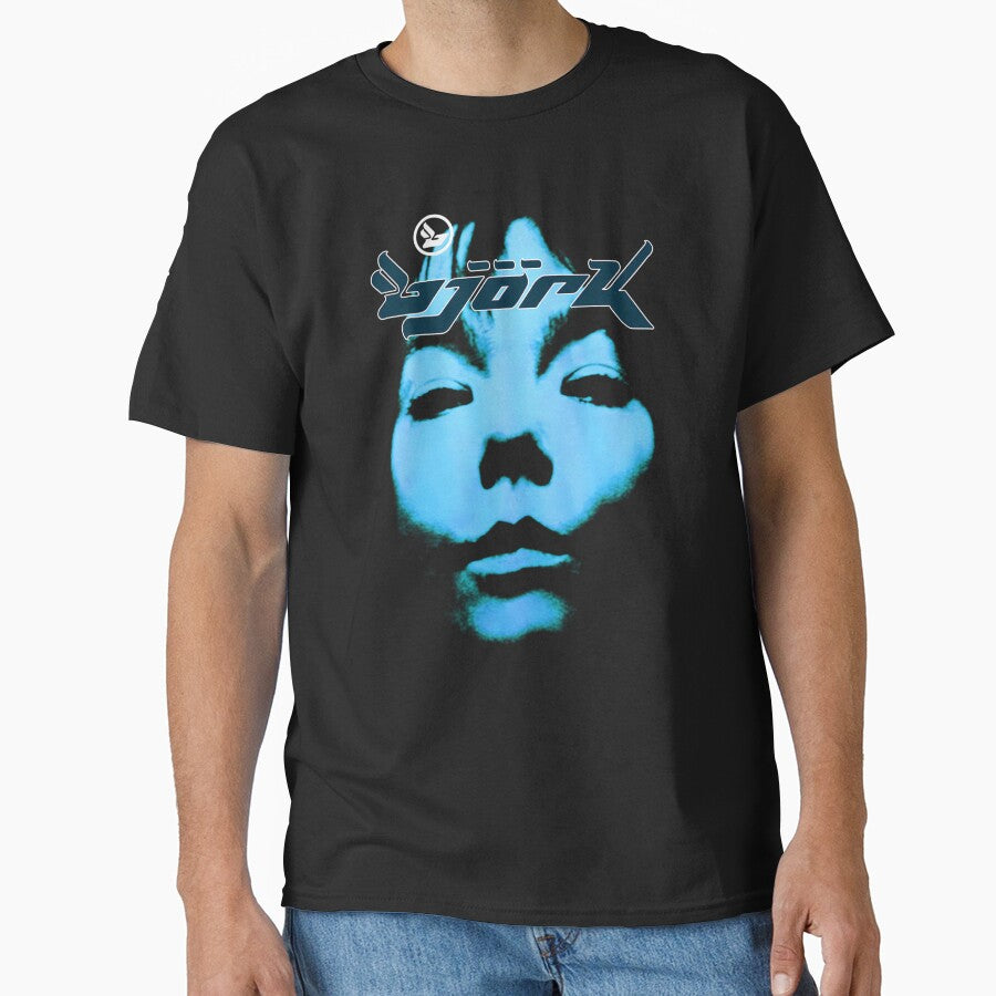 Bjork Homogenic Face Logo (Blue) by Vishwanath