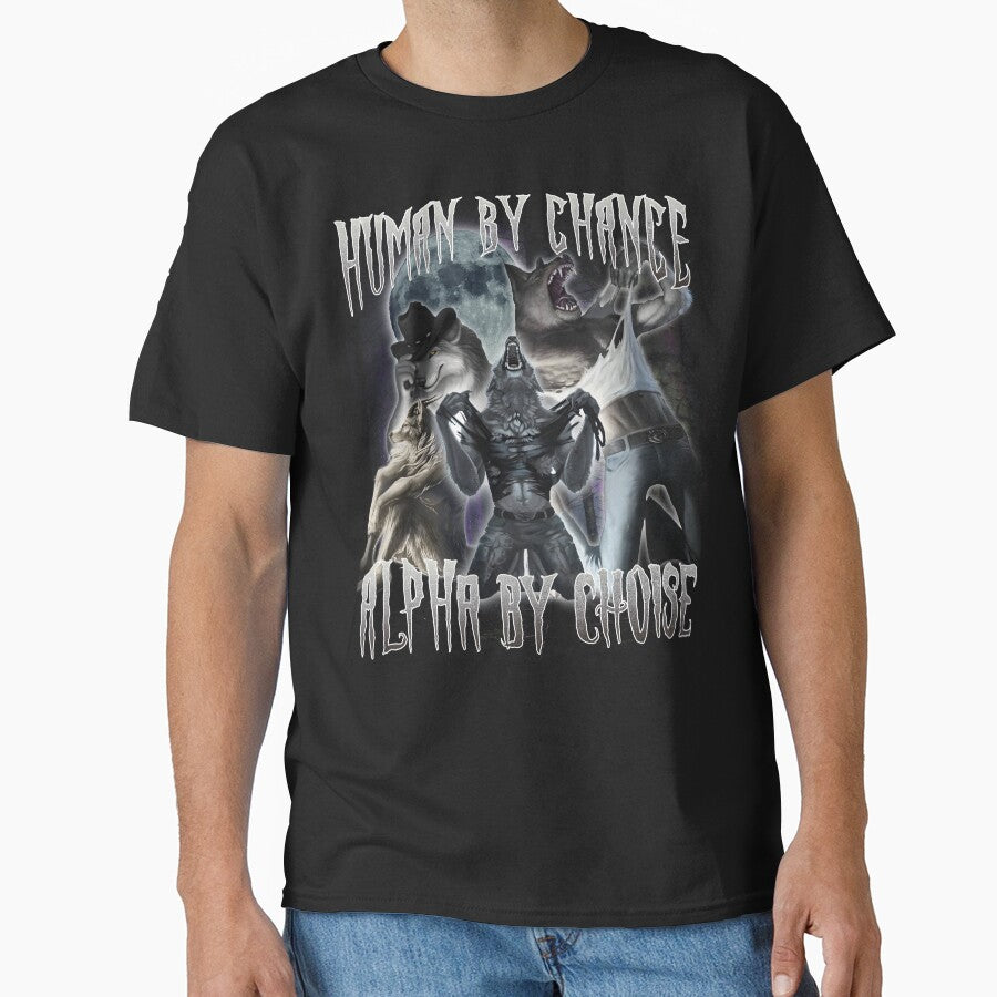 Human By Chance Alpha By Choise Funny Meme by MemishDesign
