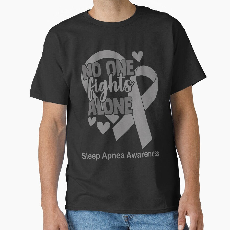 No One Fight Alone Sleep Apnea Awareness by Sabfit