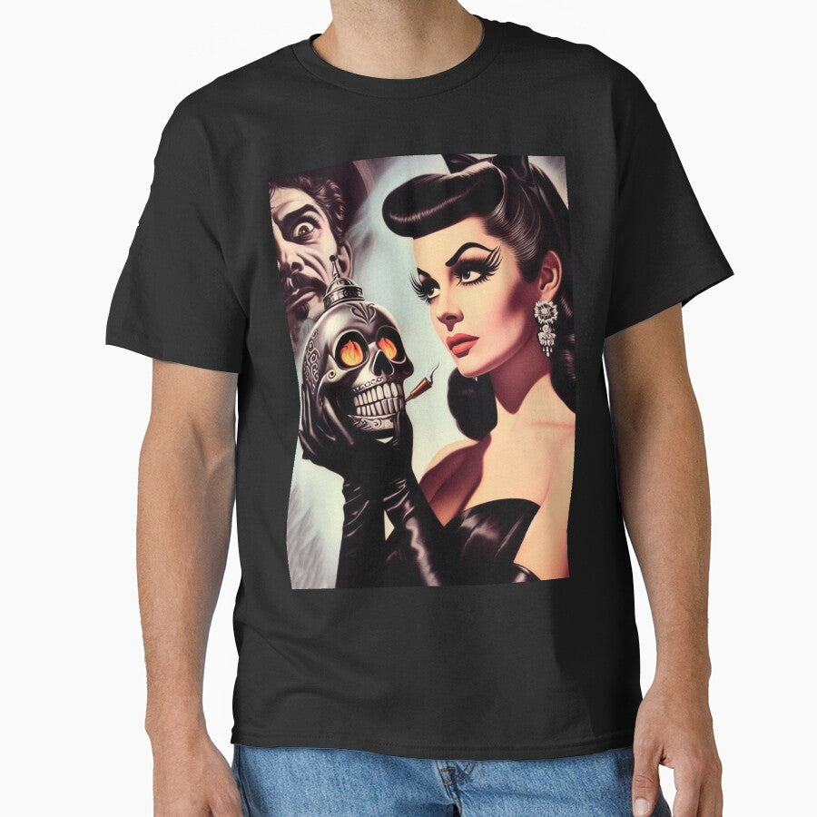 Cute Vintage Goth Girl by PulpVintage