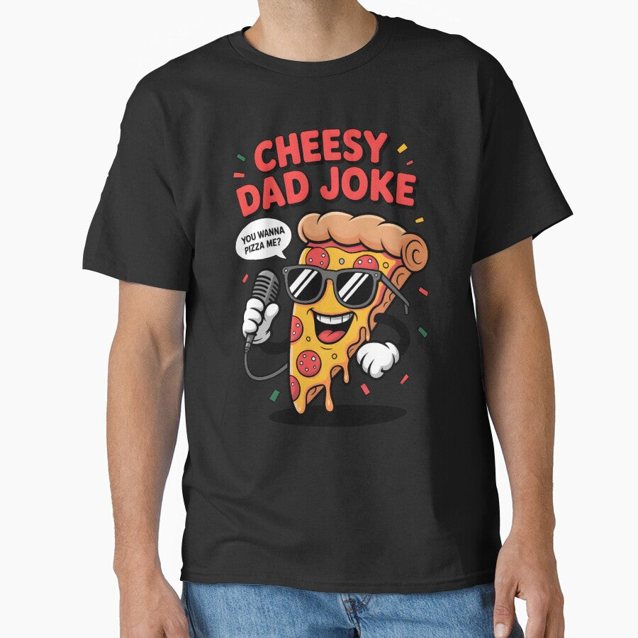 Cheesy Dad Joke Slice of Pizza by box-artshop