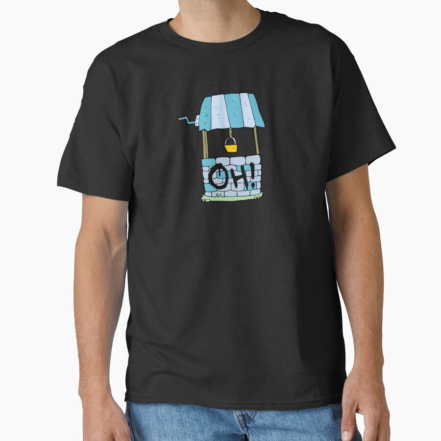 Oh Well Pun, Oh in graffiti on a blue funny water well by Click-Like