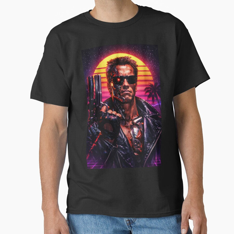 Retro 80s Terminator Arnie by keytee