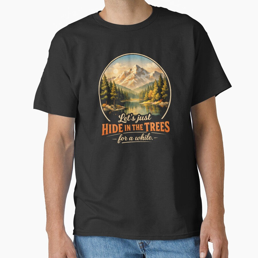Bob Ross Happy Little Trees Hide in the Mountains by SplashTastic