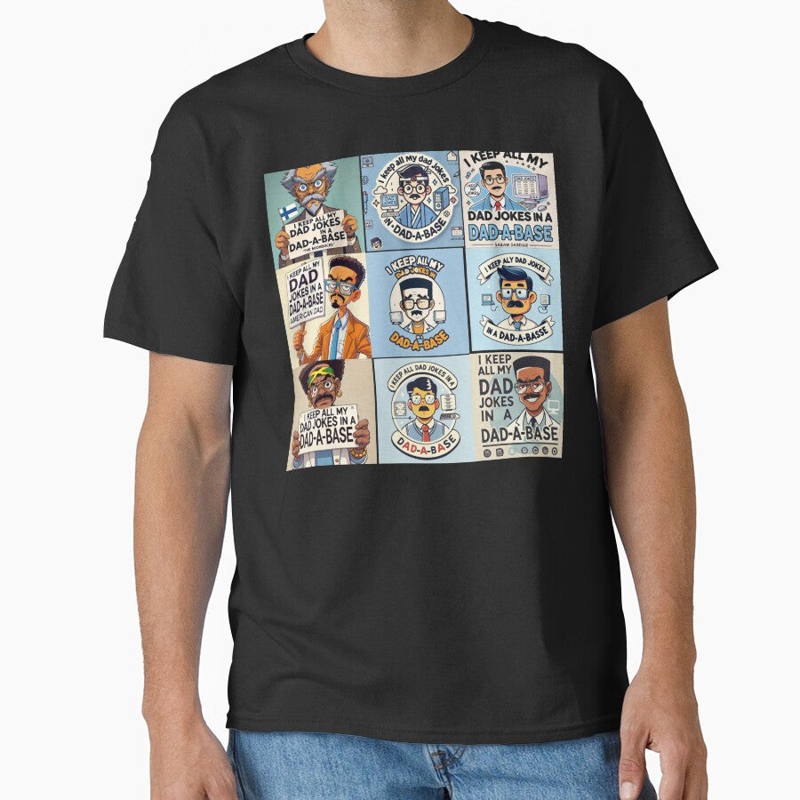 I Keep All My Dad Jokes in a Dad-a-Base - Funny Dad Joke Design by KriticalDesigns