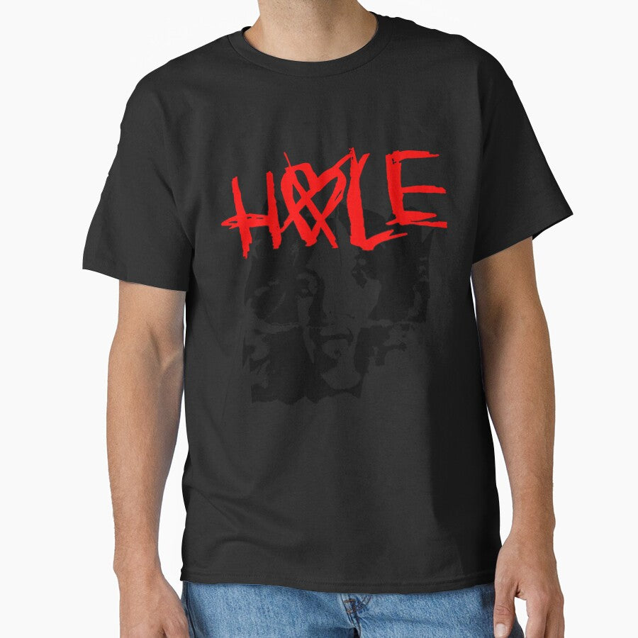 Red Typography Grunge Band by wmpg-merch