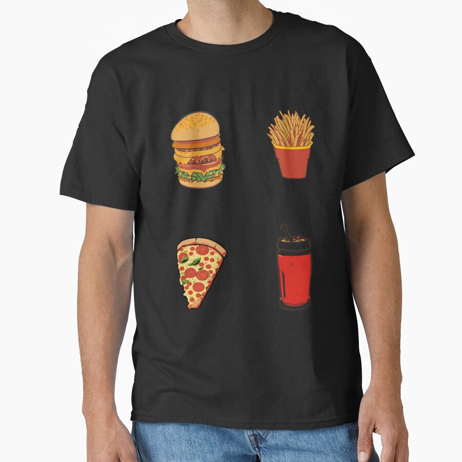 Combo Burger - Fast Food Favorite by FridPix