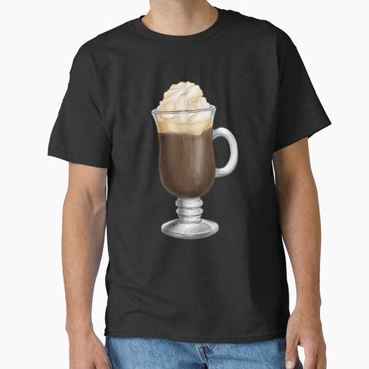 hand-drawn creamy irish coffee by Taleek