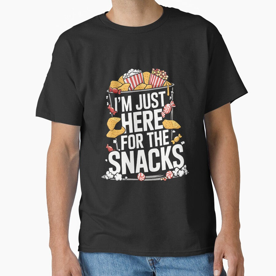 I'M Just Here For The Snacks Funny Food Lover Foodie by scottsurswab