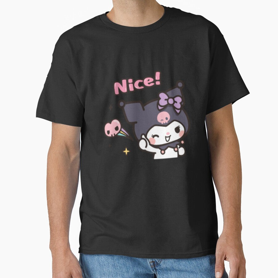 Cute Gothic Kawaii Devil Girl | Nice Quote Aesthetic Cartoon Design by Feminine Energy Studio
