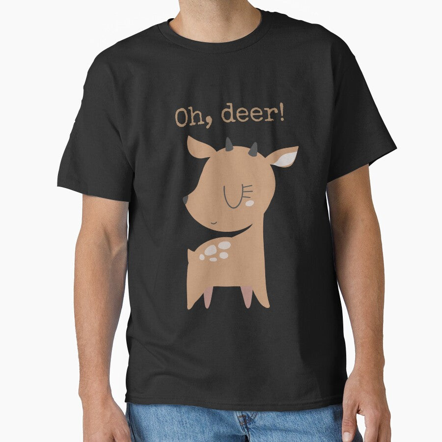 Oh, deer! - Cute Funny Pun by HappyDoodlen