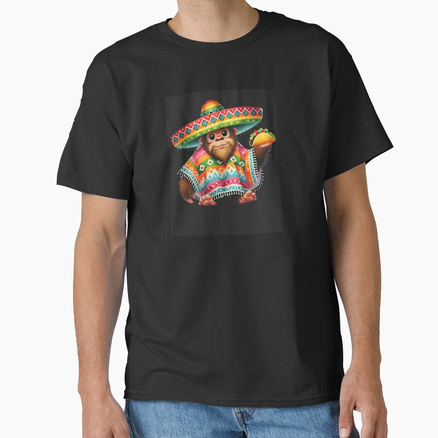 Bigfoot Taco Cinco De Mayo Sasquatch Mexican by Le7yaStore