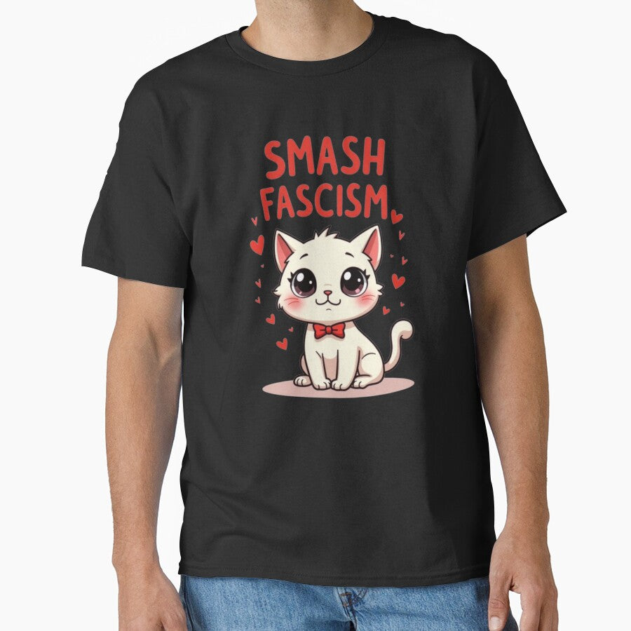 Smash Fascism No Fascism Cat by Alex Songs