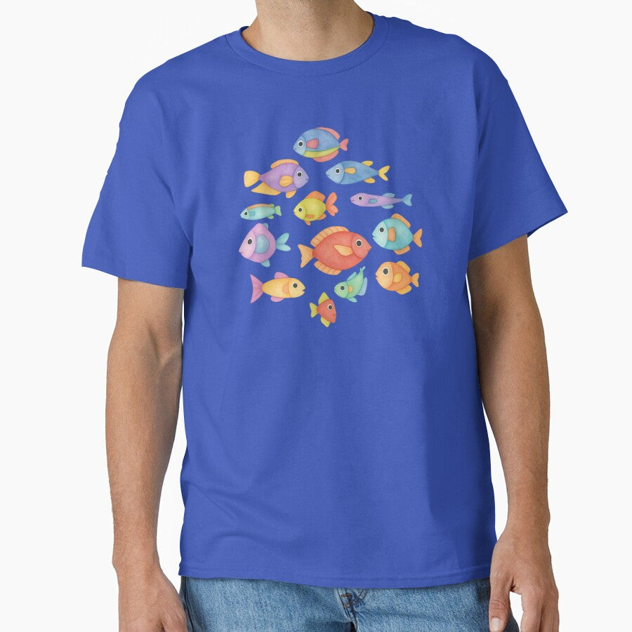 Cute Watercolor Fish by Unhinged Heather