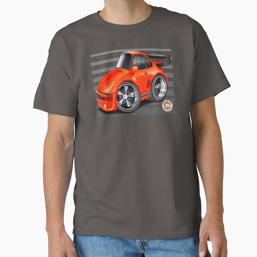 Cartoon Turbo German Style Car by Pro29Graphics