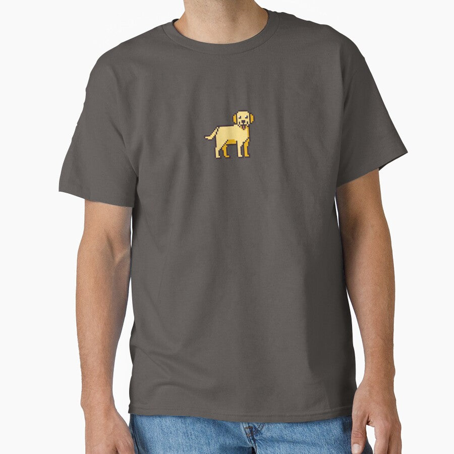 Pixel Art Golden Retriever Sticker by uxcomshop