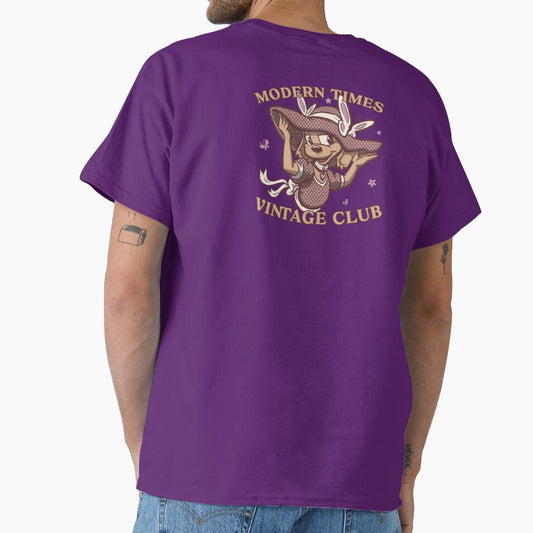 modern times vintage club - cartoon cute dressed puppy by hayrpictures