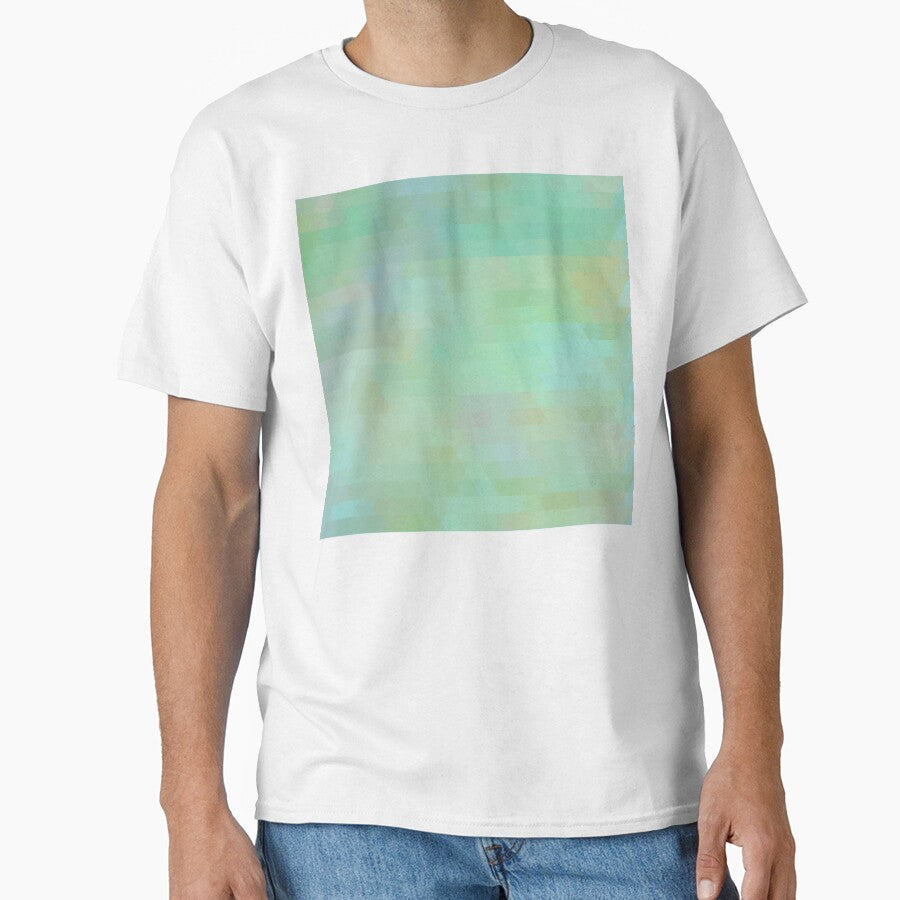 Monets Garden, geometric mosaic tiles pastel abstract by Glimmersmith