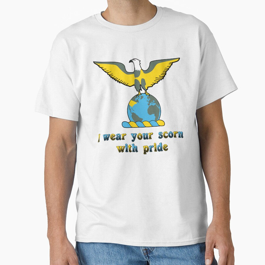 I wear your scorn with pride (eagle) by SolidEarthArt