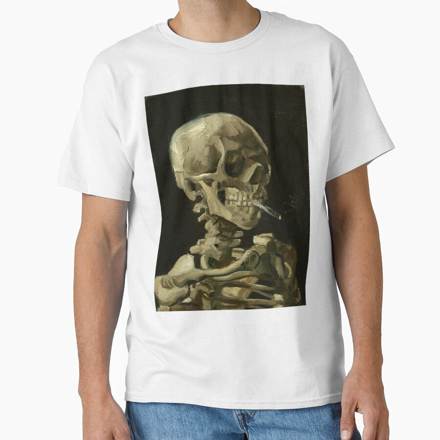 Van Gogh's Head of a skeleton with a burning cigarette by --Camiila--