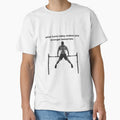 Bodyweight Training Motivation Shirt Stronger Every Single Day | Yellow Dips Gym Motivation Shirt | Calisthenics Warrior premium HD Sticker Design by MillionaireGenZ ⭐⭐⭐⭐⭐ (5.0)