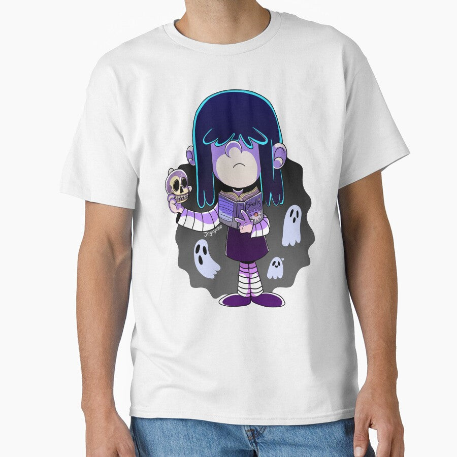 The Loud House Lucy Loud with Spell book and Skull by Jrgoyette