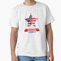 Memorial Day Slim Fit T-Shirts Happy Memorial by kamelhabib