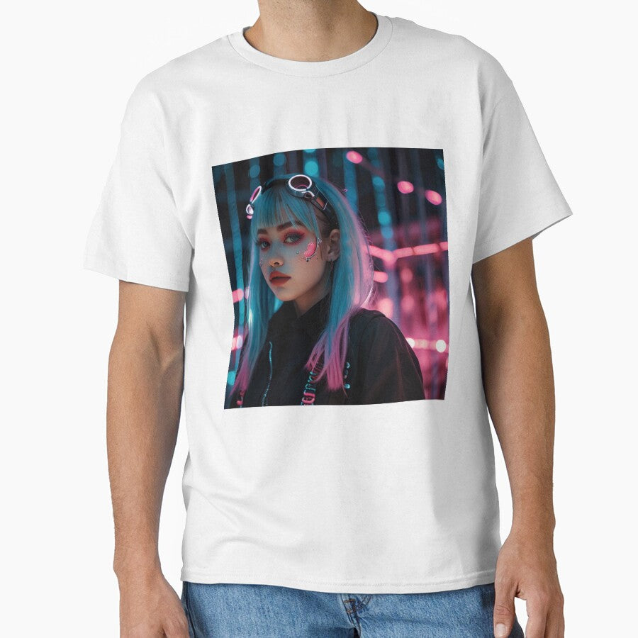 Shattered Decora Kawaii Cyber Aesthetic | Dark Aesthetic T-Shirt by Joy-boy-op