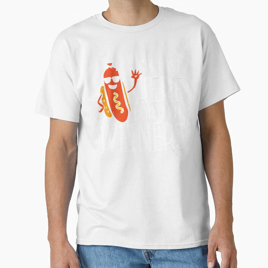 Funny Hot Dog I'm Just Here For The Wieners Sausage by BESTxMODEL