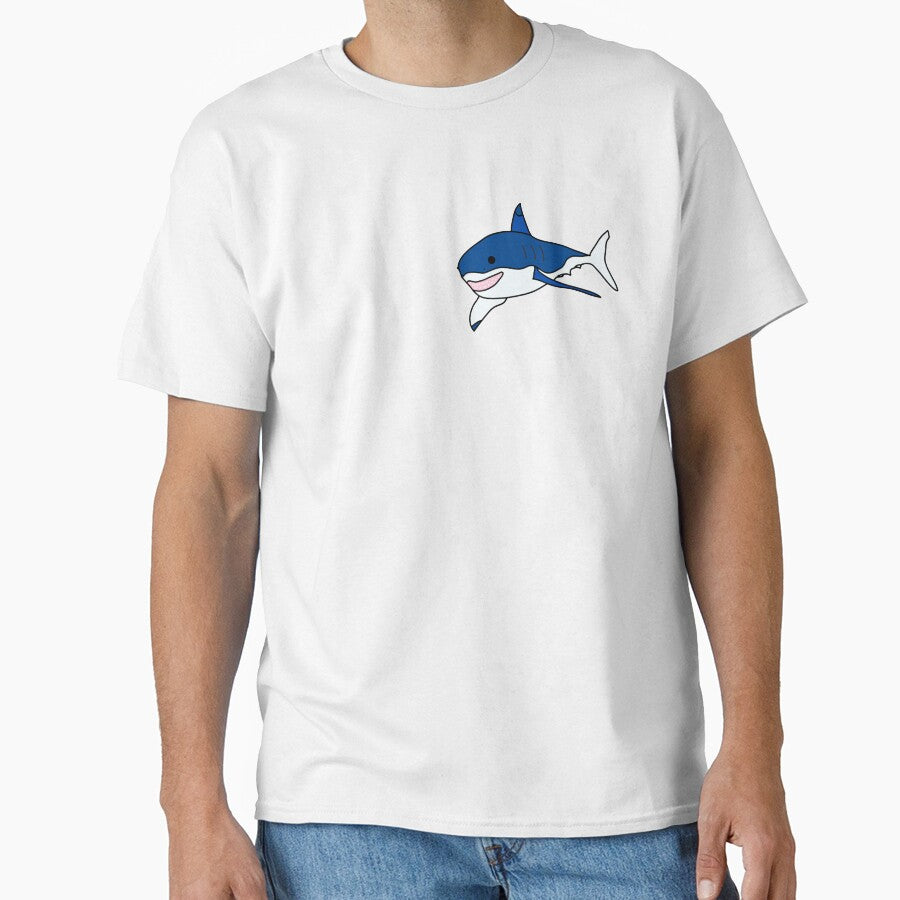 Minimalist Great White Shark by Provinces de France