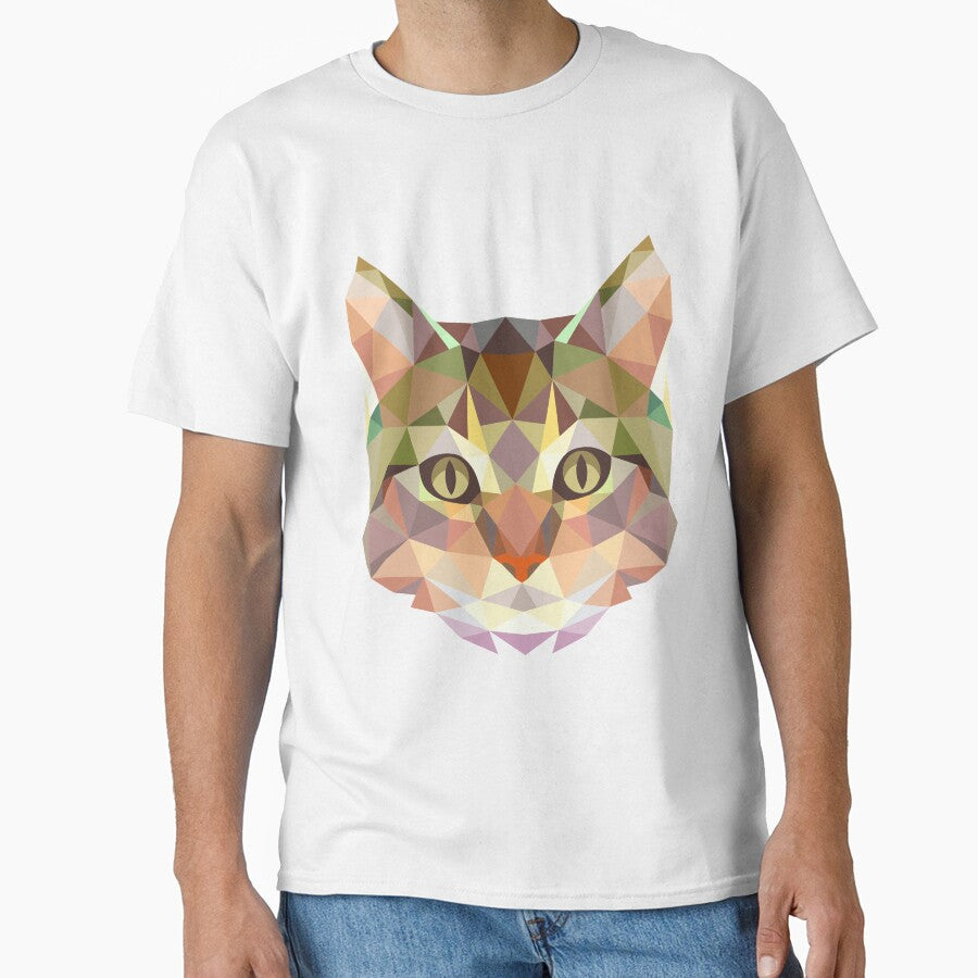 Polygon Cat T-Shirt by AllStarMerch