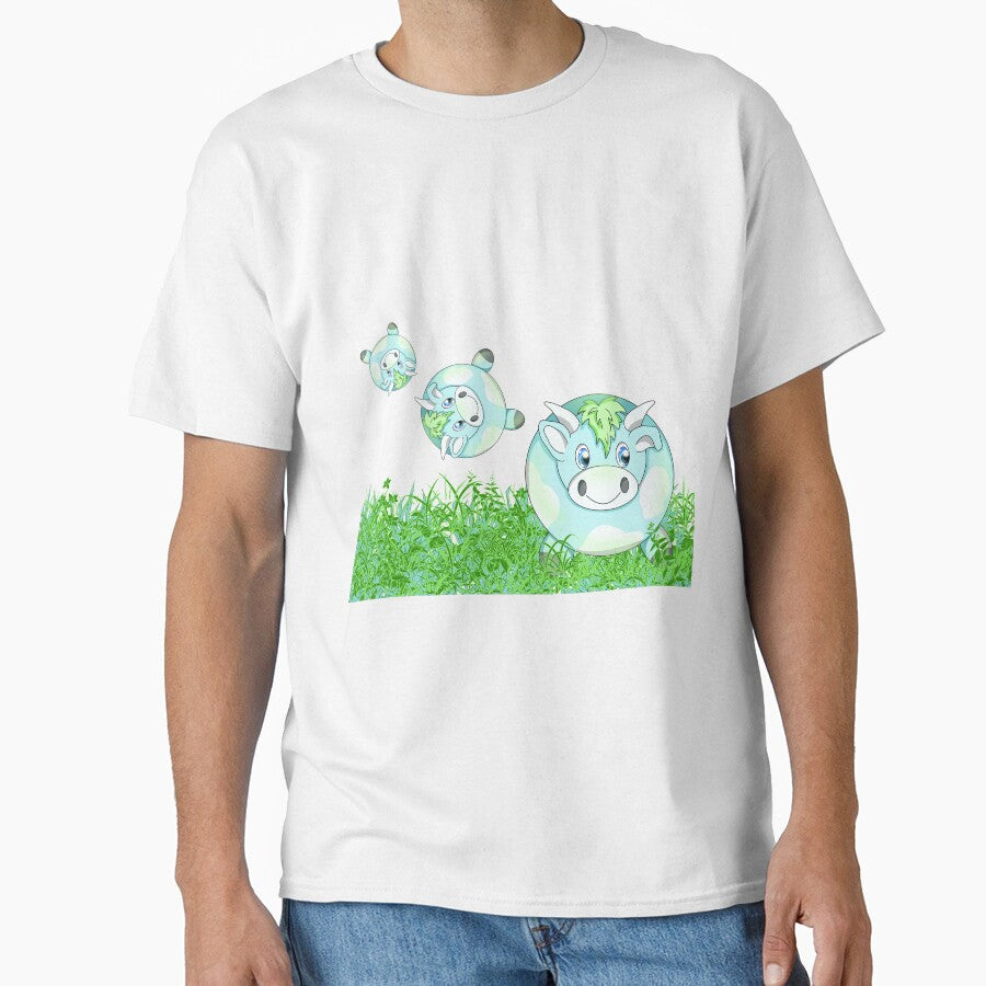 kawaii cow in grass by BeingNow