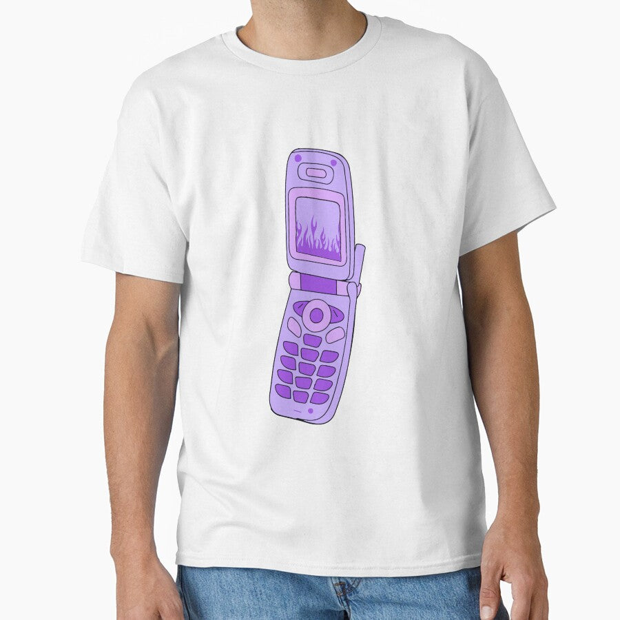 Y2k purple flame flip phone design by azzeddine  ⭐⭐⭐⭐⭐